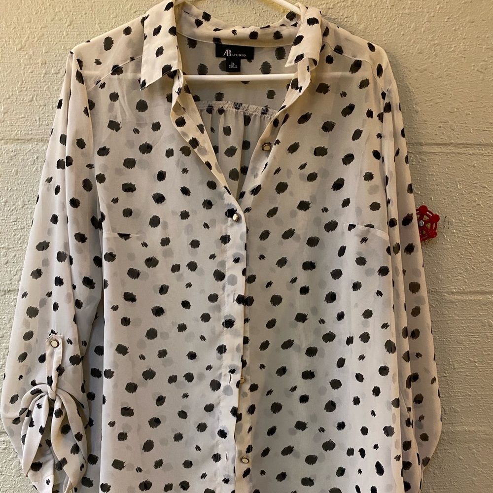 Cow print tunic AB STUDIO XL